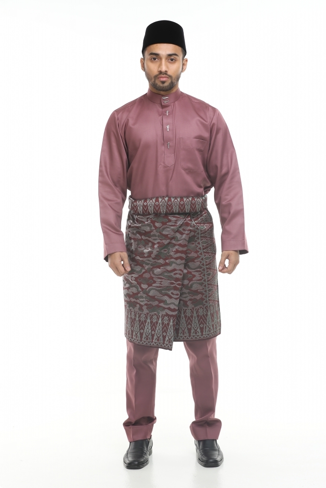  Baju  Melayu  Jebat Dusty Rose Omar Ali 