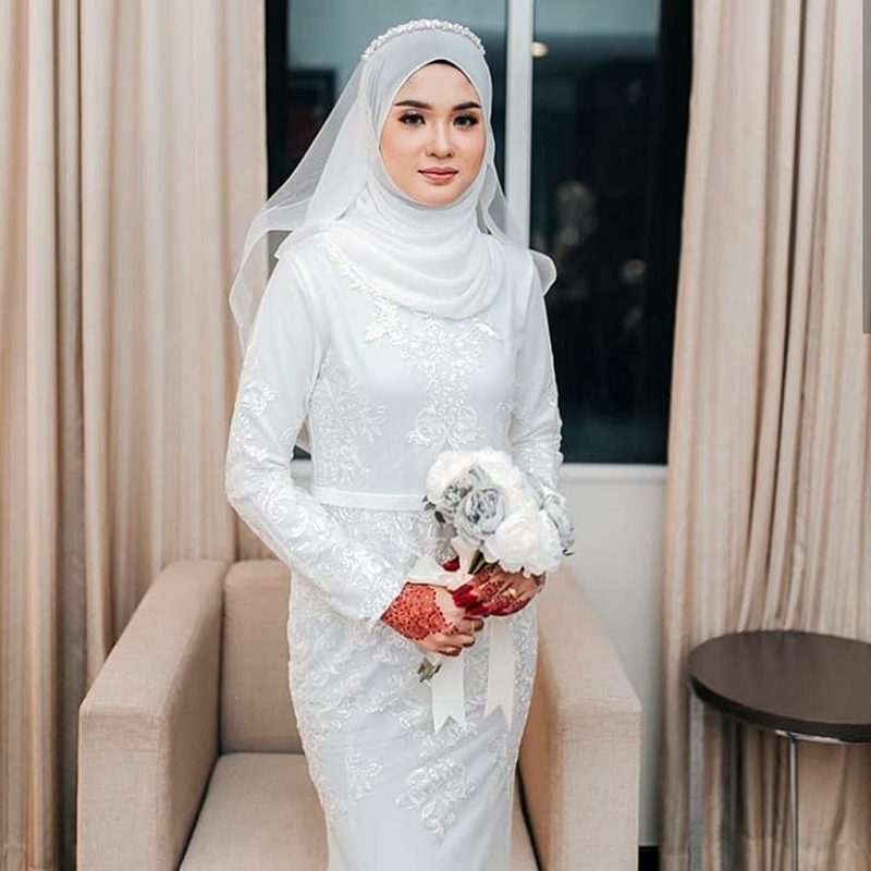 20 Koleski Terbaru Design Baju Nikah  Simple Tapi Cantik 