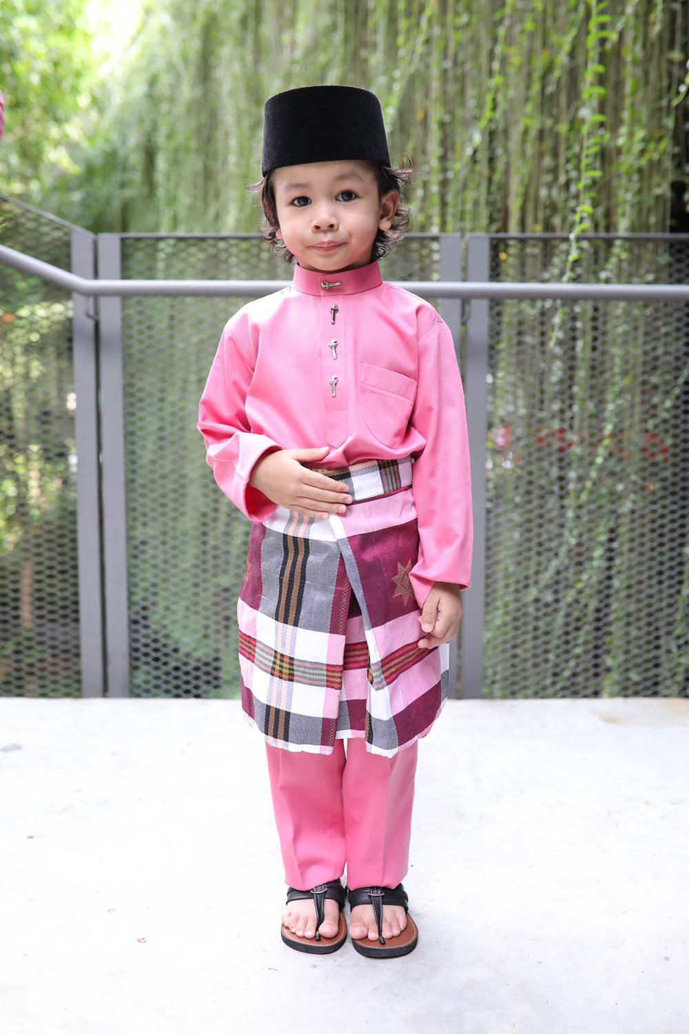  Baju  Melayu Warna  Warni  Kids Pink Omar Ali